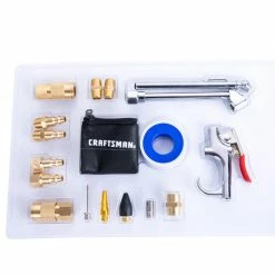 Hot Sale ๐ Brand new ๐งจ Craftsman 1/4 in. Air Tool Accessory Kit 18 pc โ๏ธ โค๏ธ