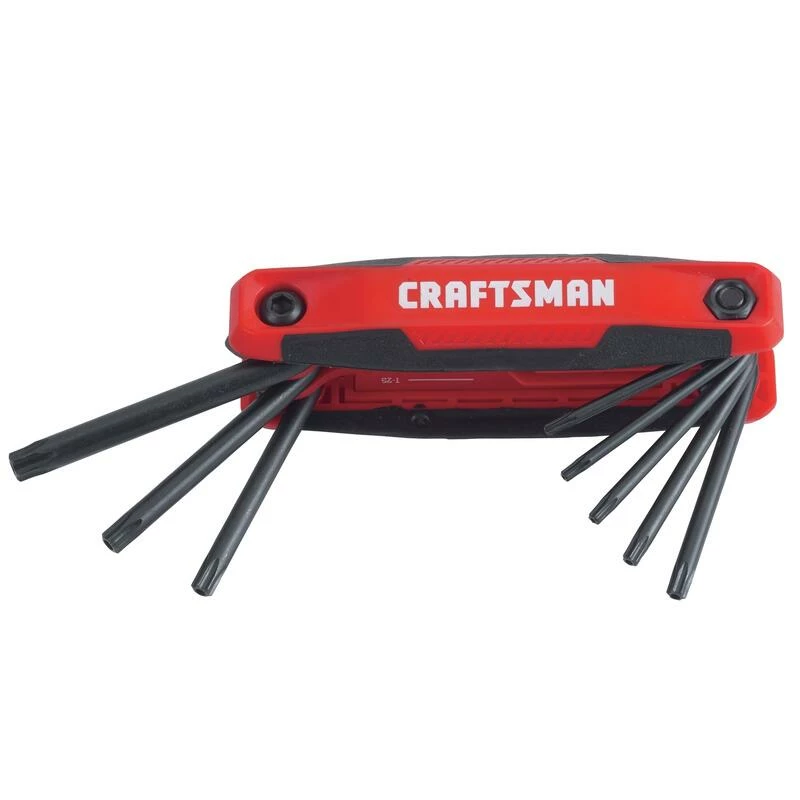 Budget ๐ Best Sale ๐ Craftsman T40 Fold-Up 8-in-1 Tamper Resistant Torx Hex Key Set ๐ ๐ - Image 2