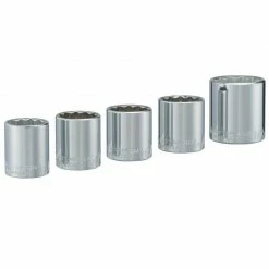 Best reviews of ❤️ Deals 🎁 Craftsman 1-1/2 in. X 1/2 in. drive SAE 12 Point Standard Socket Set 5 pc ⭐ ⌛