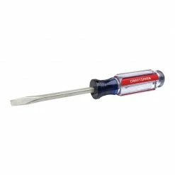Hot Sale 🔥 Promo 🎉 Craftsman 1/4 in. X 4 in. L Slotted Screwdriver 1 pc ⭐ 🛒