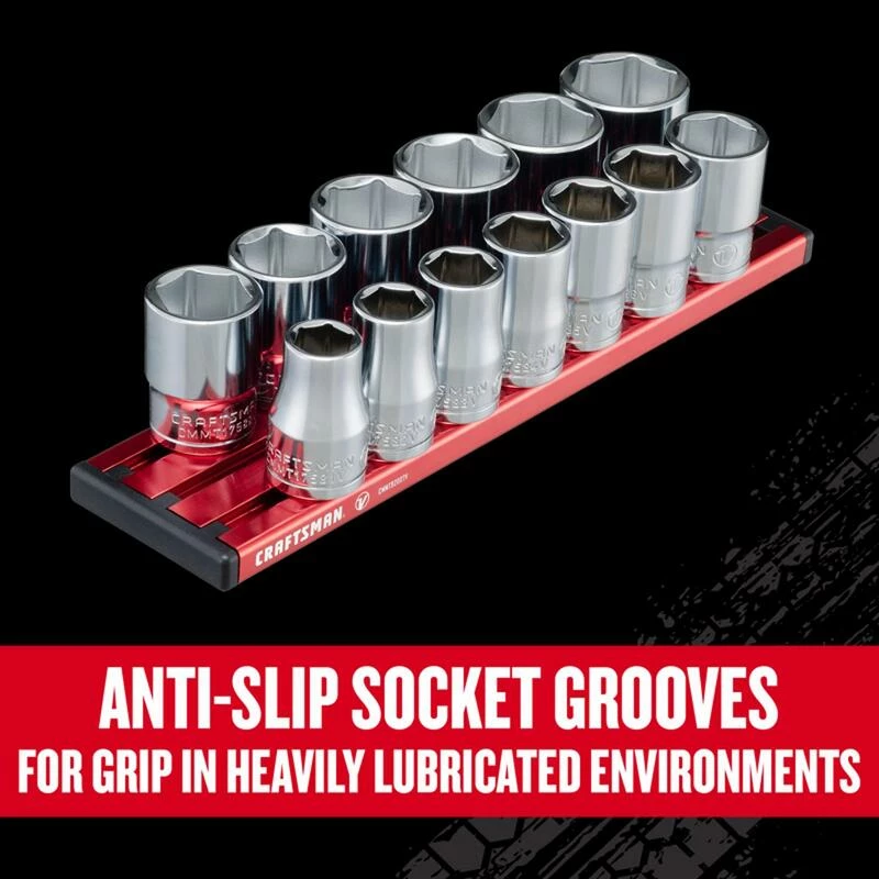 Deals ๐ Discount โ๏ธ Craftsman V-Series 1/2 in. drive Metric 6 Point Socket Set 13 pc ๐ ๐ - Image 5