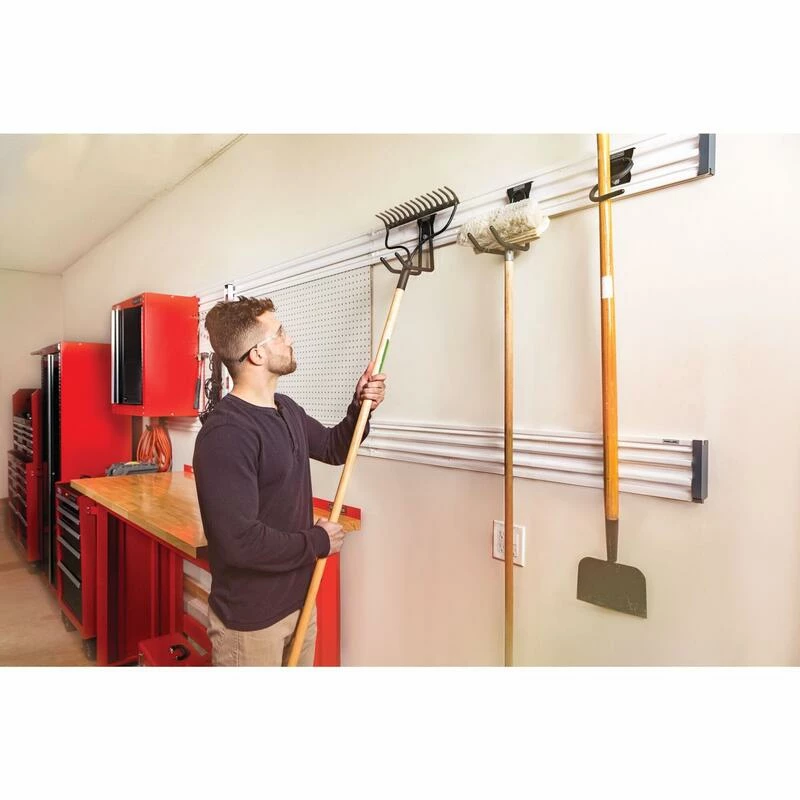 Best Sale ๐งจ New ๐ Craftsman 6 in. H X 9.5 in. W X 49 in. D Black/White Plastic Wall Mount Tool Holder ๐ ๐ - Image 6