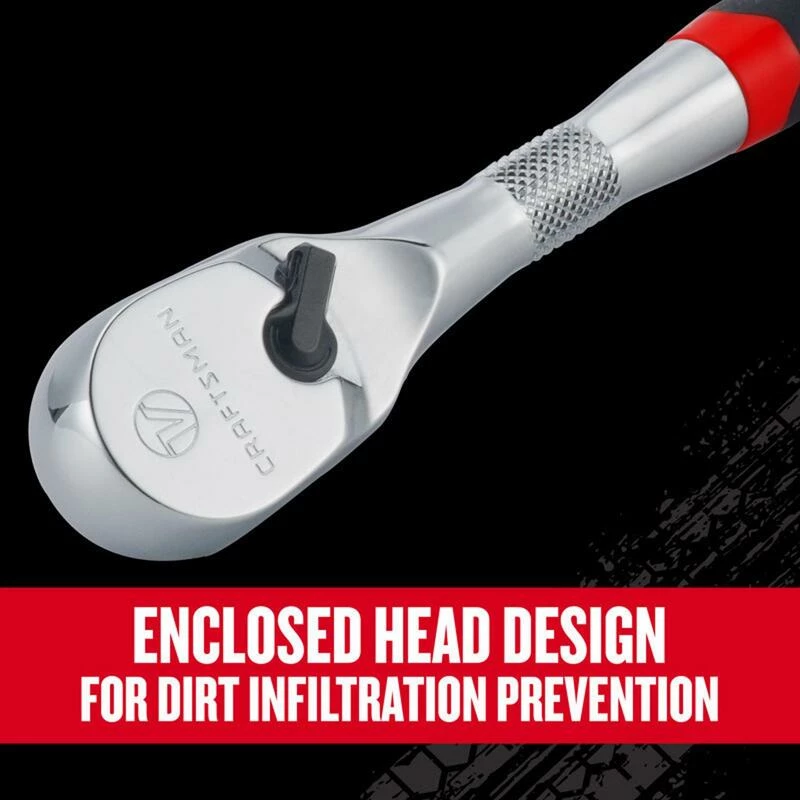 Promo โจ Best Pirce ๐ฏ Craftsman V-Series 3/8 and 1/2 in. drive Comfort Grip Ratchet Set 96 teeth ๐ ๐ - Image 5