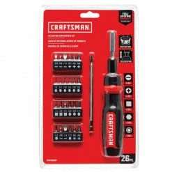 Wholesale 😉 Discount 🤩 Craftsman 26 pc Ratcheting Multi-Bit Driver 🌟 🔥