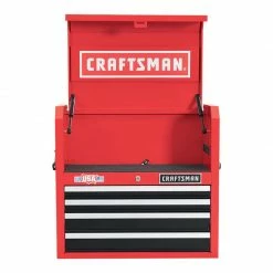 Hot Sale ⭐ Flash Sale ⭐ Craftsman 26 in. 4 drawer Metal Open Till Tool Chest 24.5 in. H X 16 in. D ✔️ 🎁