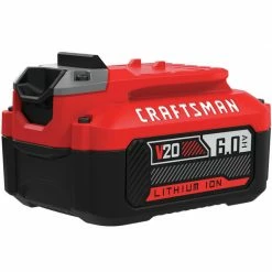 Coupon ❤️ Best Sale ⌛ Craftsman V20 20 V 6 Ah Lithium-Ion High Capacity Battery 1 pc ✔️ 👍