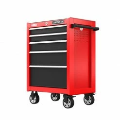Best Pirce ✔️ Outlet ⭐ Craftsman 2000 Series 26.5 in. 5 drawer Steel Rolling Tool Cabinet 37.5 in. H X 18 in. D 🧨 🔥