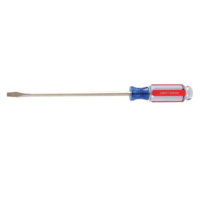 Coupon ๐ Best deal ๐งจ Craftsman 1/4 in. X 8 in. L Slotted Screwdriver 1 pc ๐ ๐งจ - Image 2