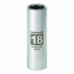 Deals ๐ New ๐ฅ Craftsman 18 mm S X 1/2 in. drive S Metric 6 Point Deep Socket 1 pc ๐ ๐