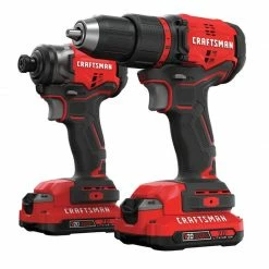 Best reviews of 🔔 Coupon 😍 Craftsman 20 V Cordless Brushless 2 Tool Compact Drill and Impact Driver Kit 👏 💯