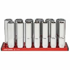 Best deal ⭐ Cheap 🎁 Craftsman V-Series 1/2 in. drive Metric 6 Point Deep Socket Set 13 pc 🎁 🎁