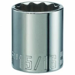 Budget ⭐ Best deal 👍 Craftsman 15/16 in. X 1/2 in. drive SAE 12 Point Standard Shallow Socket 1 pc 👍 🎁
