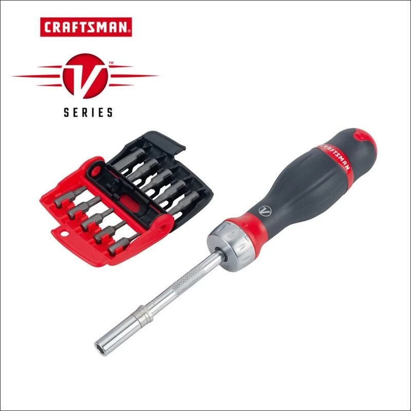 Deals 👍 Best Sale 🌟 Craftsman V-Series X-Tract Technology 18 pc Ratcheting Screwdriver Set 🛒 👍 - Image 2