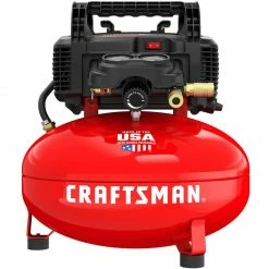 Best Sale 🎉 Outlet ⌛ Craftsman 6 gal Pancake Portable Air Compressor 150 psi 0.8 HP 🌟 🎁