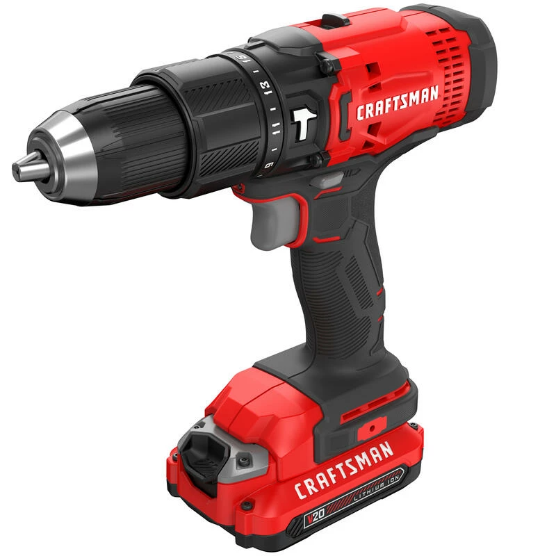 New ๐ Coupon โจ Craftsman 20 V 1/2 in. Brushed Cordless ๐จ Hammer Drill Kit (Battery & Charger) ๐ ๐ - Image 7