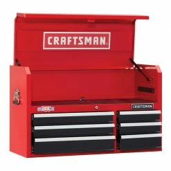 Outlet ⭐ Best Pirce 🧨 Craftsman 2000 Series 40 in. 6 drawer Steel Tool Chest 24.5 in. H X 16 in. D ❤️ 😀