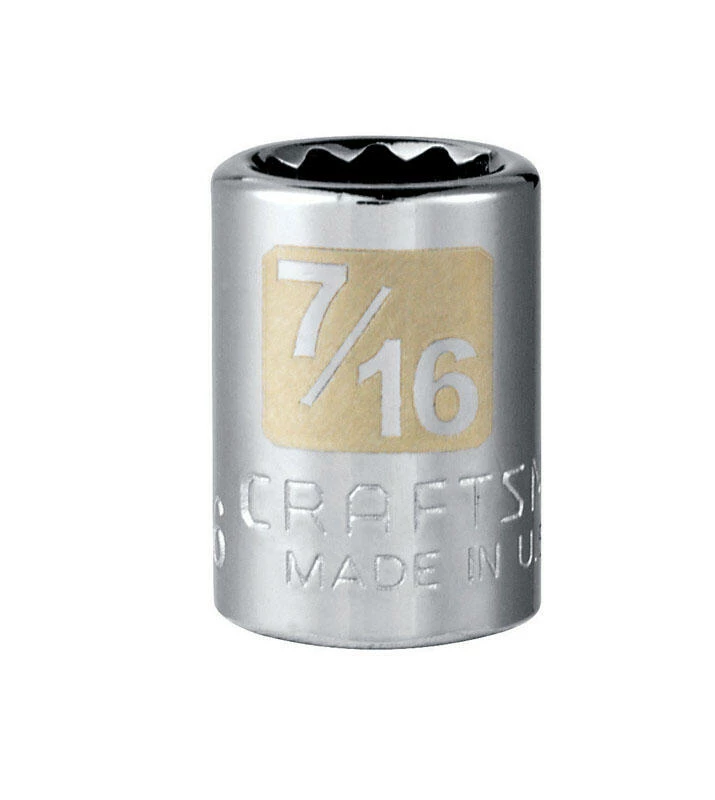Best deal ๐ Buy ๐ Craftsman 7/16 in. X 3/8 in. drive SAE 12 Point Standard Socket 1 pc ๐ ๐ฅฐ