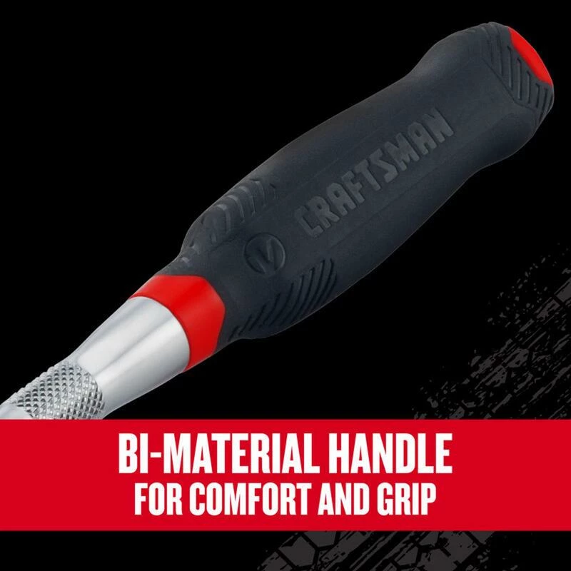 Promo โจ Best Pirce ๐ฏ Craftsman V-Series 3/8 and 1/2 in. drive Comfort Grip Ratchet Set 96 teeth ๐ ๐ - Image 3