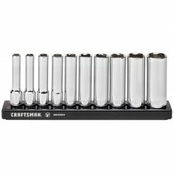 Flash Sale 👍 Brand new 😍 Craftsman V-Series 1/4 in. drive SAE 6 Point Deep Socket Set 10 pc ❤️ 💯