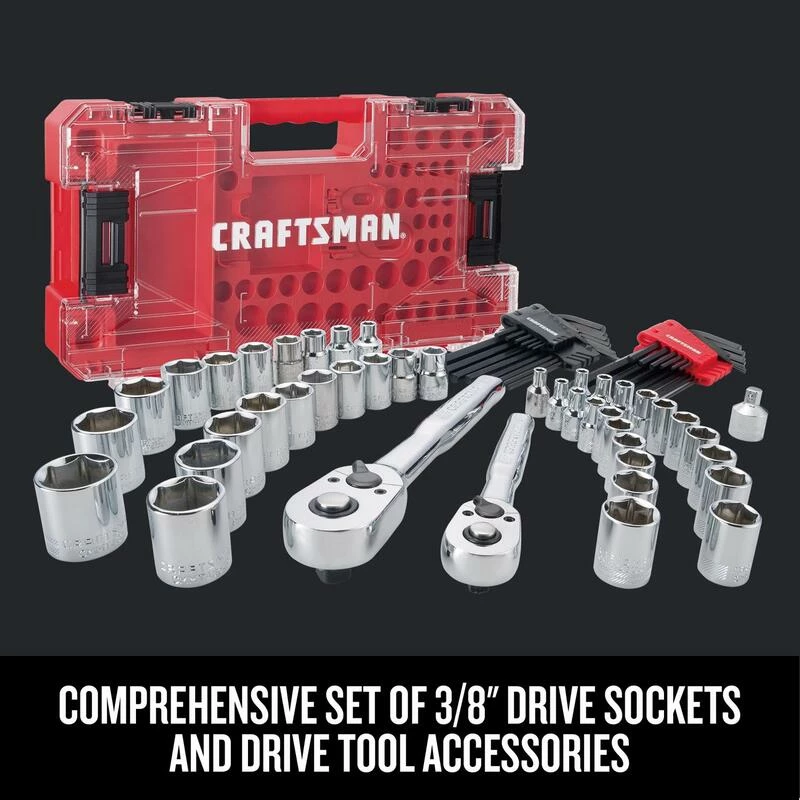 Top 10 โญ Brand new ๐คฉ Craftsman Versastack 1/4 and 3/8 in. drive Metric and SAE Mechanic's Tool Set 71 pc ๐ โญ - Image 4
