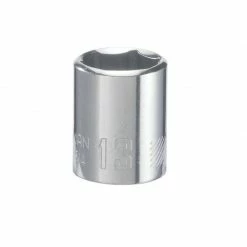 Cheapest 😉 Discount 🛒 Craftsman 13 mm X 1/4 in. drive Metric 6 Point Standard Shallow Socket 1 pc 🎉 😉