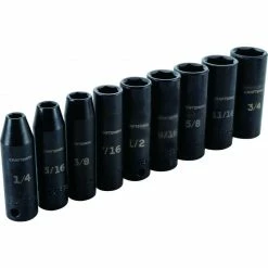Brand new ๐ Deals ๐ Craftsman 3/8 in. drive SAE 6 Point Deep Impact Socket Set 9 pc ๐ฏ ๐