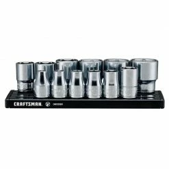Deals 🧨 Cheapest 😍 Craftsman V-Series 3/8 in. drive SAE 6 Point Socket Set 12 pc 🔔 👏