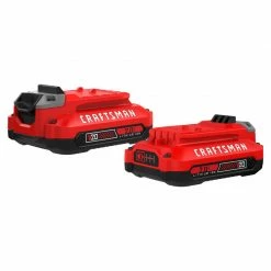 Budget ⭐ Promo ❤️ Craftsman 20V MAX 20 V 2 Ah Lithium-Ion Battery Pack 2 pc 🎁 😍