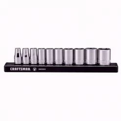 Promo ⌛ Best deal 🌟 Craftsman V-Series 1/4 in. drive SAE 6 Point Socket Set 10 pc 👏 ❤️