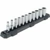 Best Sale ⭐ Buy 🔔 Craftsman 3/8 in. drive SAE 6 Point Deep Socket Set 11 pc 🌟 🛒