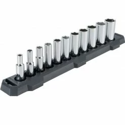 Best Sale ⭐ Buy 🔔 Craftsman 3/8 in. drive SAE 6 Point Deep Socket Set 11 pc 🌟 🛒