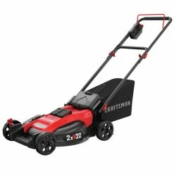 Best Pirce ๐งจ New โจ Craftsman V20 CMCMW220P2 20 in. 20 V Battery Lawn Mower Kit (Battery & Charger) ๐งจ ๐ฅ