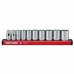 Budget 🤩 Deals 🎉 Craftsman V-Series 1/4 in. drive Metric 6 Point Socket Set 10 pc ❤️ ⭐