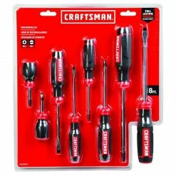Coupon 🧨 Promo 😀 Craftsman 8 pc Phillips/Slotted Multi-Bit Screwdriver Set 8 in. 👍 ⌛