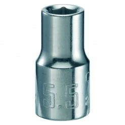 Promo 😍 Best Pirce 👏 Craftsman 5.5 mm X 1/4 in. drive Metric 6 Point Standard Shallow Socket 1 pc 🌟 🎉
