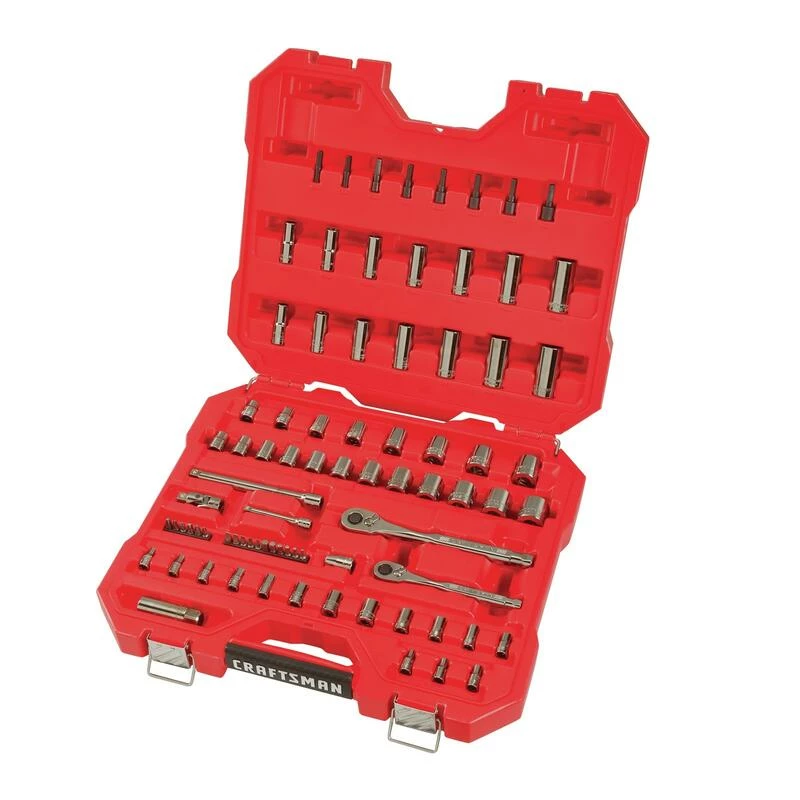 Deals 😍 Flash Sale ❤️ Craftsman 3/8 in. X 1/4 and 3/8 in. drive Metric and SAE 6 Point Mechanic's Tool Set 81 pc ❤️ 🛒 - Image 2