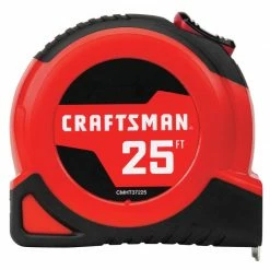 Budget 🛒 Coupon 🎉 Craftsman 25 ft. L X 1 in. W Tape Measure 1 pk 😀 😍