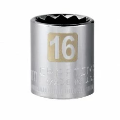 Promo ✔️ Wholesale 💯 Craftsman 16 mm X 3/8 in. drive Metric 12 Point Standard Socket 1 pc 💯 🧨