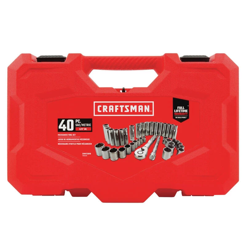 Hot Sale โ Hot Sale ๐ฏ Craftsman 3/8 in. drive Metric and SAE 6 Point Mechanic's Tool Set 40 pc ๐งจ ๐ - Image 3