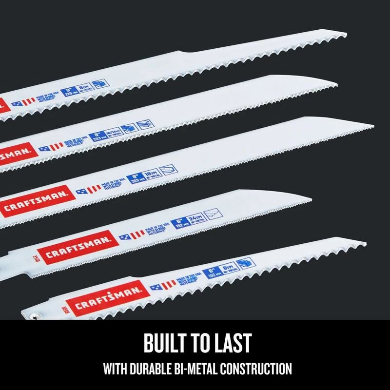 Top 10 ๐ฅ New โ๏ธ Craftsman Bi-Metal Reciprocating Saw Blade Set 11 pc ๐คฉ ๐ฅฐ - Image 5