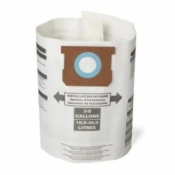 Cheapest ๐งจ New ๐ Craftsman 1 in. L X 10 in. W Wet/Dry Vac Filter Bag 5-8 gal 3 pc ๐ โ๏ธ