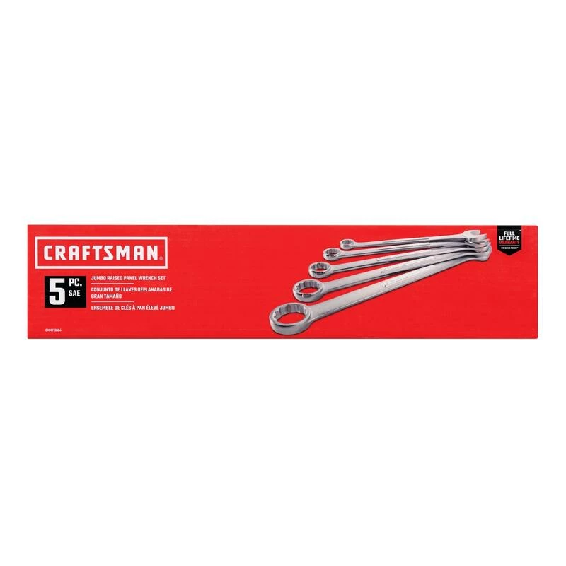 Outlet โค๏ธ Best deal ๐ Craftsman 12 Point SAE Jumbo Combination ๐ง Wrench Set 5 pc ๐ฏ ๐ - Image 2