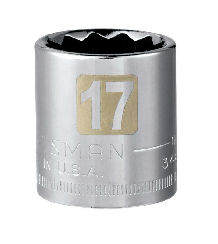 Best reviews of ✔️ Wholesale ⭐ Craftsman 17 mm X 3/8 in. drive Metric 12 Point Standard Socket 1 pc ❤️ 🥰