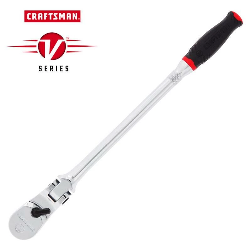 Hot Sale โจ Best deal ๐ฅ Craftsman V-Series 1/4 in. drive Comfort Grip Long Flex Head Ratchet 80 teeth ๐ฅ ๐ - Image 2