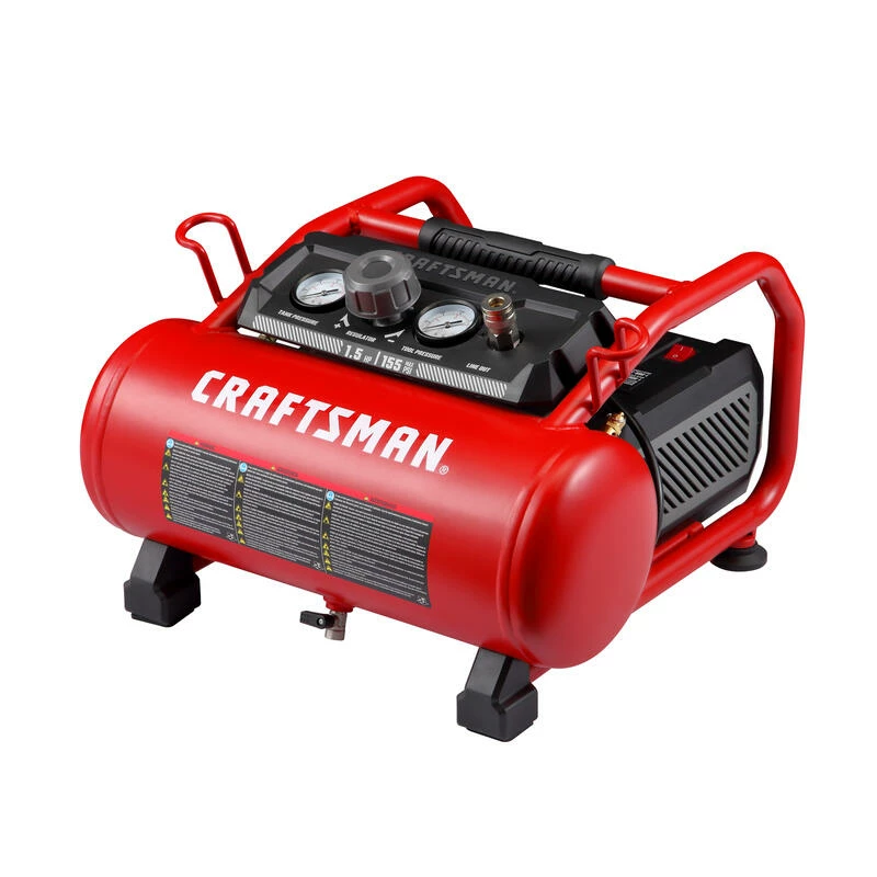 Cheapest 🛒 Budget ⭐ Craftsman 3 gal Horizontal Portable Air Compressor 155 psi 1.5 HP ⌛ 👍