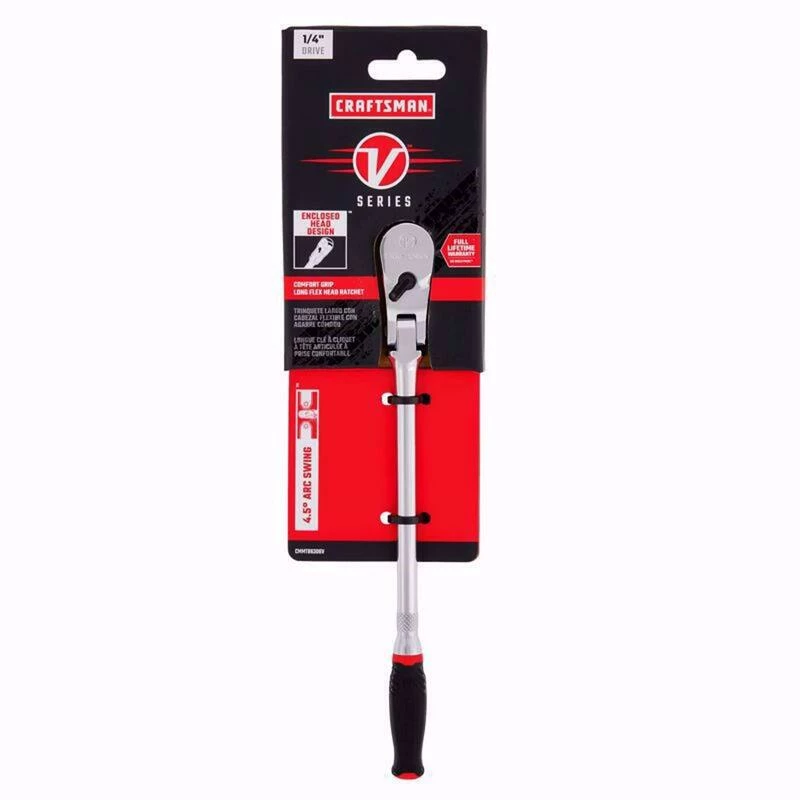 Hot Sale โจ Best deal ๐ฅ Craftsman V-Series 1/4 in. drive Comfort Grip Long Flex Head Ratchet 80 teeth ๐ฅ ๐ - Image 7
