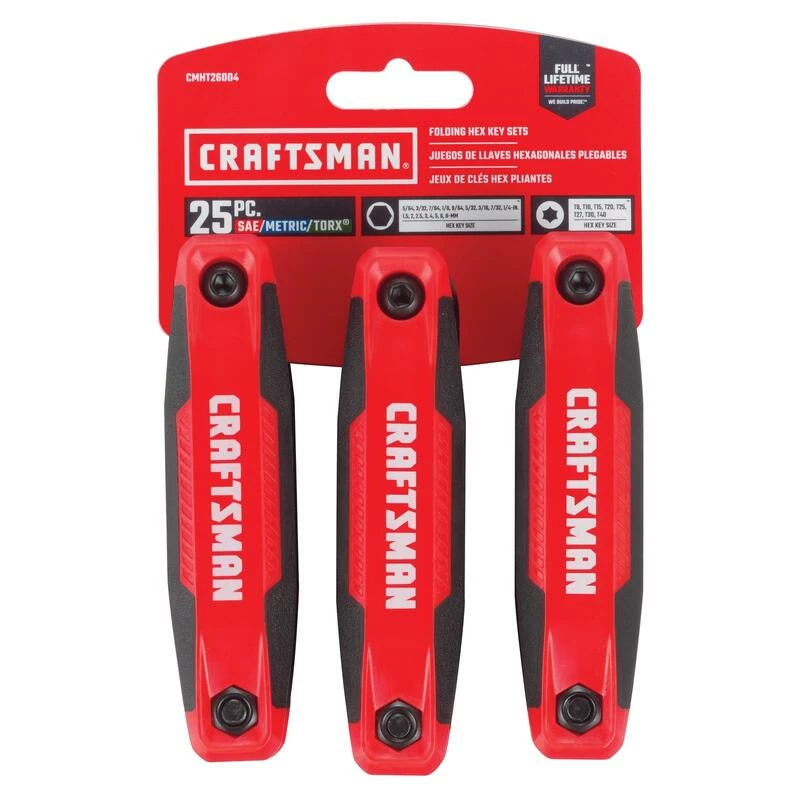 Buy ๐ Discount โ๏ธ Craftsman Metric and SAE Fold-Up Hex Key Set 24 pc โค๏ธ โญ - Image 2