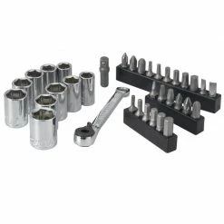 Best reviews of 😀 Deals 🎉 Craftsman 1/4 in. drive Metric and SAE Right Angle Ratcheting Bit Driver Set 35 pc 👏 🧨