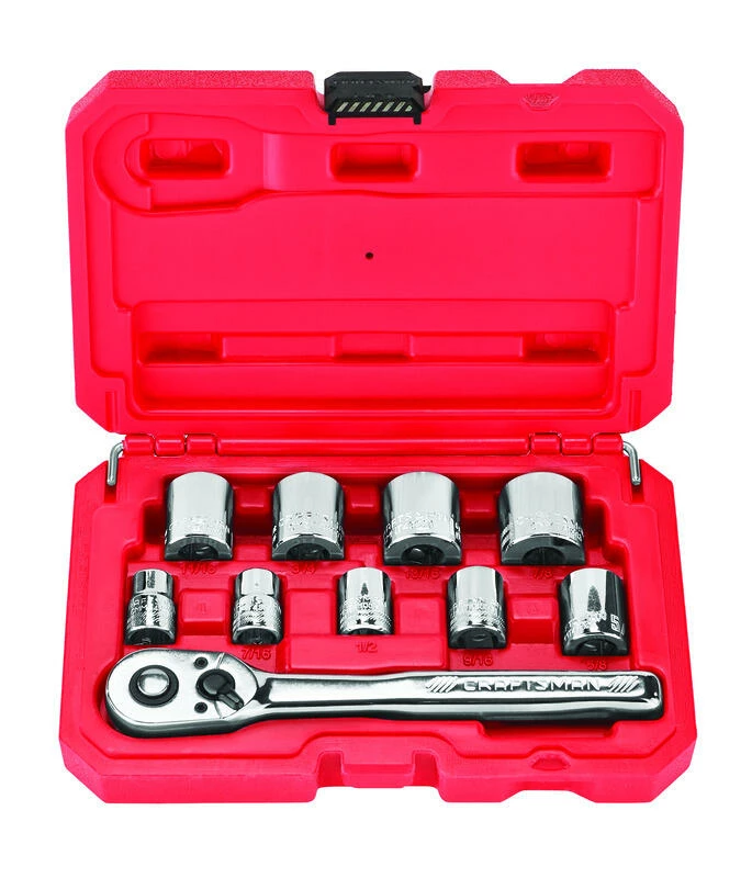 Cheapest 🎉 Hot Sale 🎉 Craftsman 3/8 in. drive SAE 6 Point Socket Set 10 pc 😍 ✔️ - Image 3