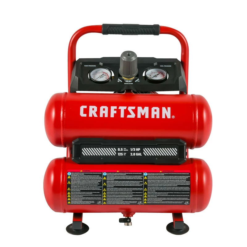 Outlet ๐ Flash Sale ๐ Craftsman 2 gal Twin Stack Portable Air Compressor 125 psi 0.3 HP ๐ ๐